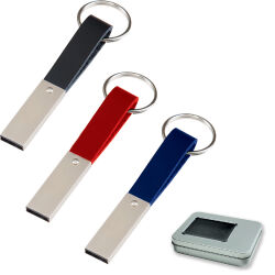 16 GB Metal USB Bellek Anahtarlık - 1