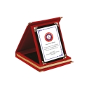 9x12 KADİFE PLAKET KIRMIZI - 1