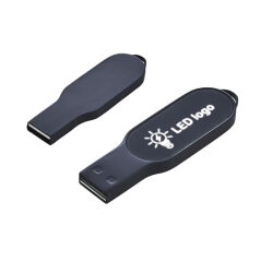 F-205-32 Siyah Kutusuz Işıklı Rubber Usb - 1